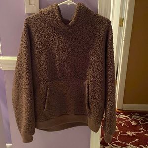 American Eagle sherpa hoodie